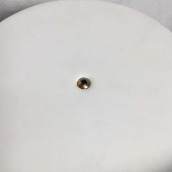 Vintage Mid Century Modern Ice Bucket Woven Sides Brown Faux Leather Trim Handle - Picture 3 of 7